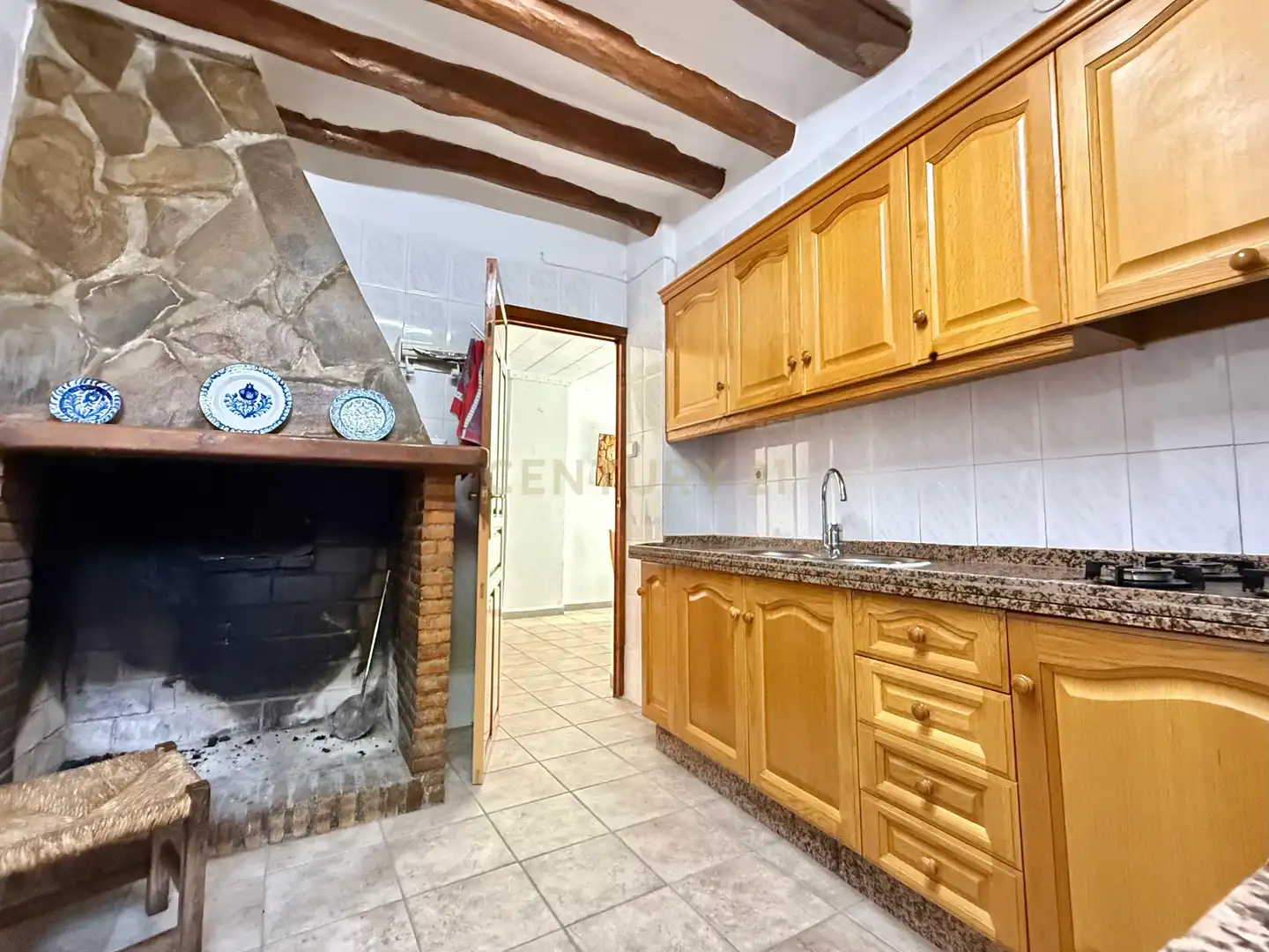 Kitchen of Houses for sale in Válor  with Storage room, Washing machine and TV