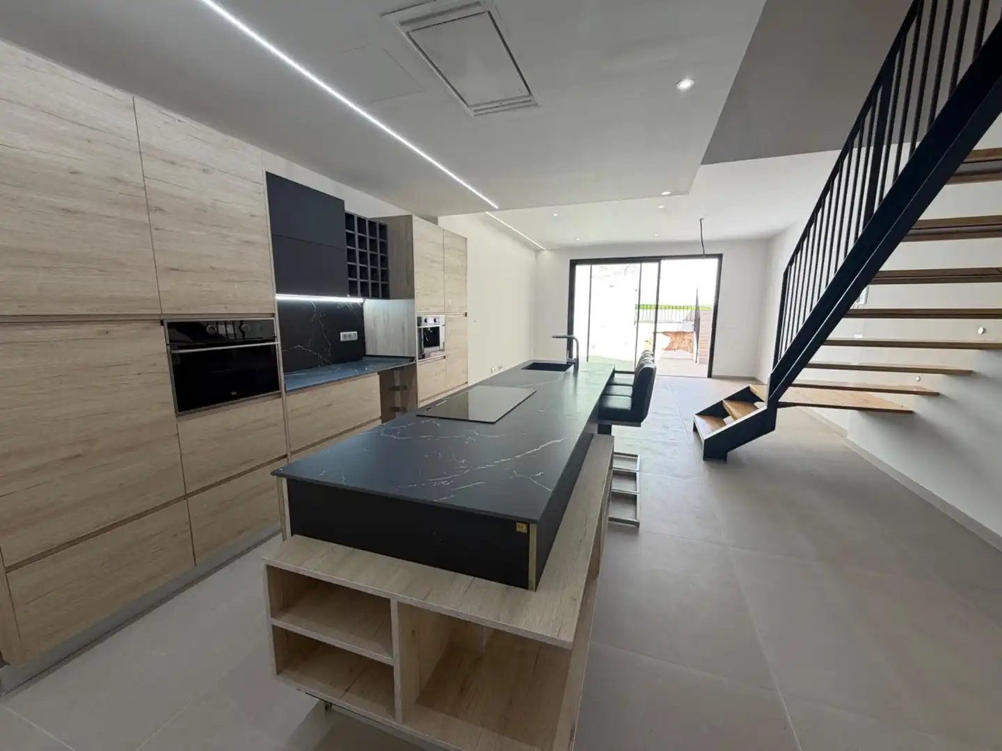 Cocina de Casa o chalet en venta en Benissanó con Aire acondicionado, Jardín privado y Terraza
