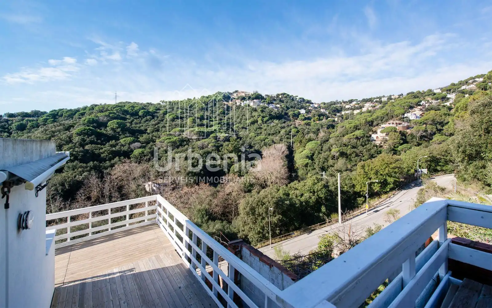 Vista exterior de Casa o xalet en venda en Sant Cebrià de Vallalta amb Aire condicionat, Calefacció i Terrassa