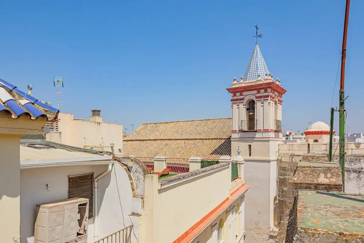 Exterior view of Flat for sale in Sevilla  with Heating, Terrace and Balcony