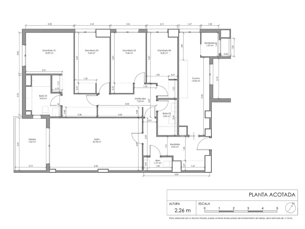 Flat for rent in Madrid  with Air Conditioner, Private garden and Terrace