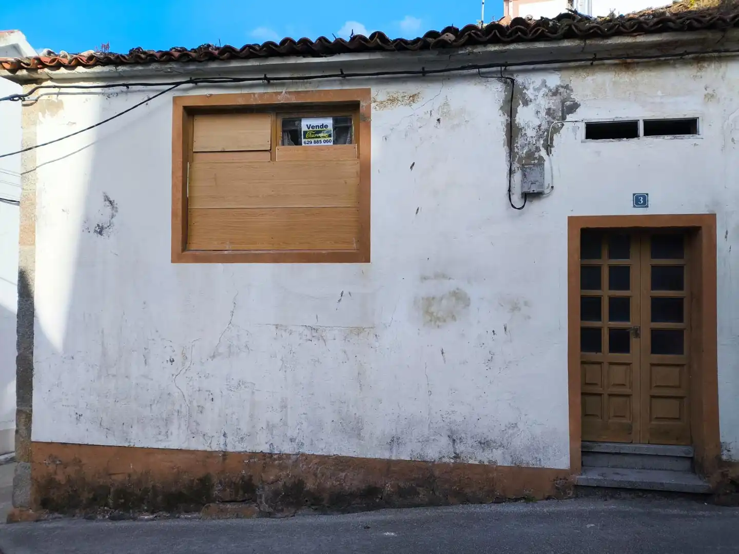Vista exterior de Casa o xalet en venda en Laxe