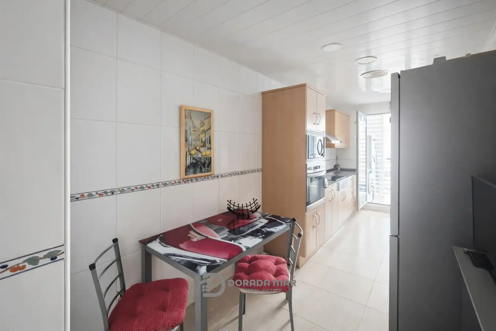 Cuina de Apartament en venda en Cubelles amb Calefacció, Jardí privat i Terrassa