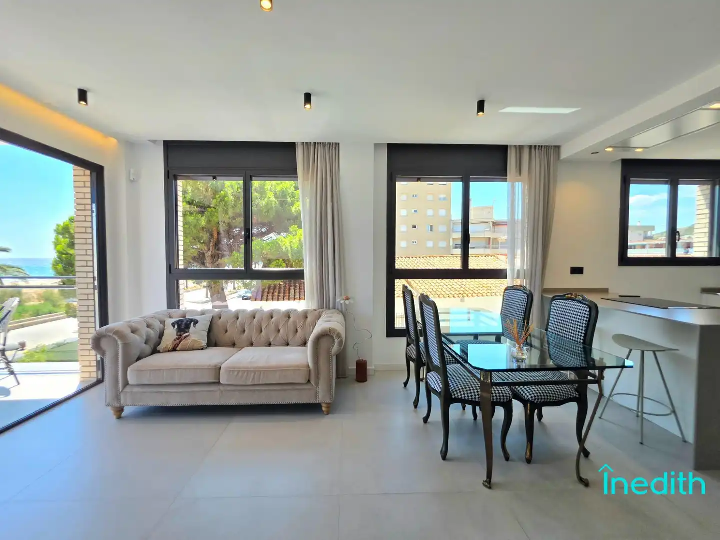 Esszimmer von Wohnung zum Verkauf in Calafell mit Klimaanlage, Heizung und Terrasse
