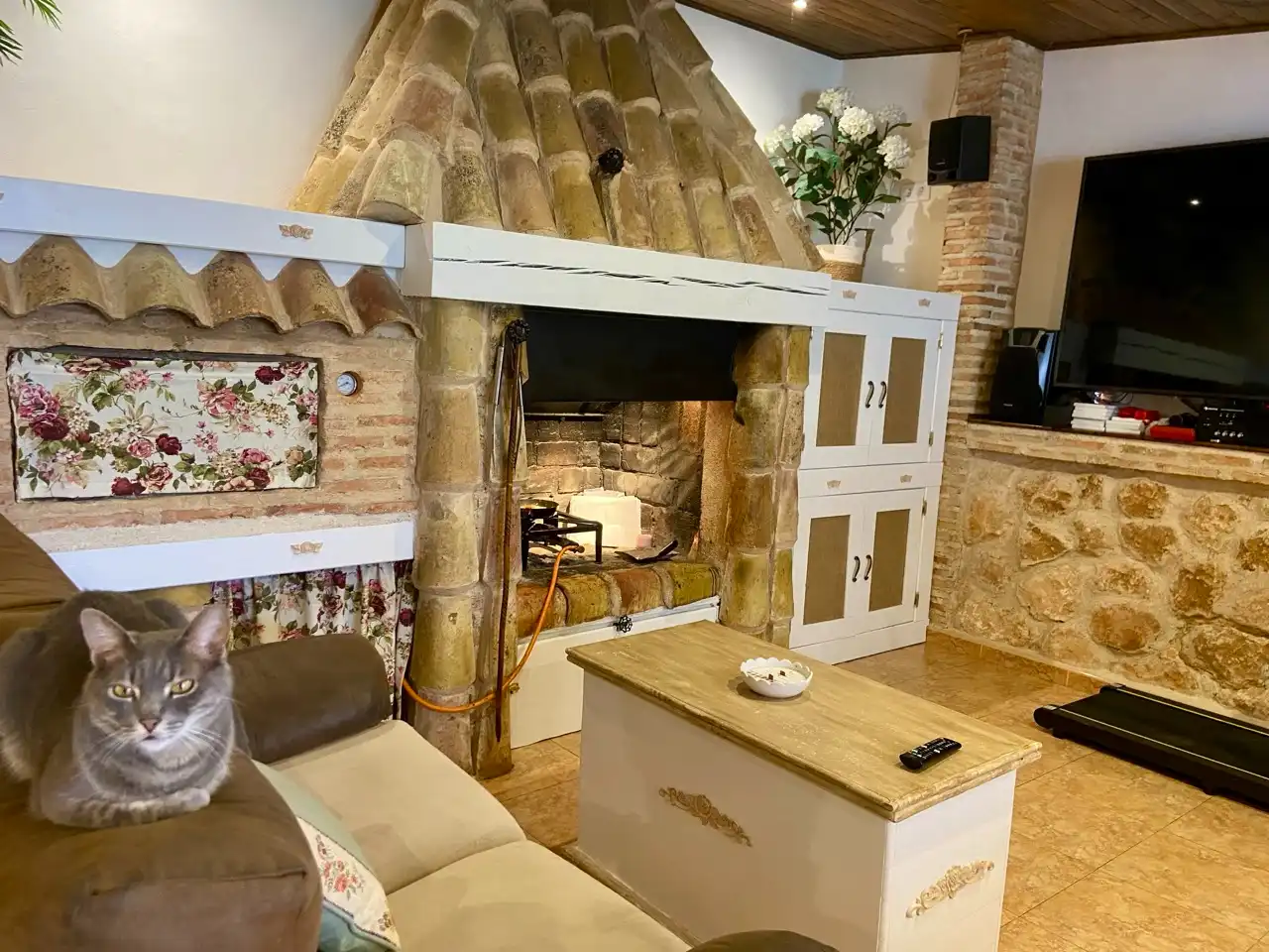 Living room of Detached homes for sale in Villarrubia de los Ojos  with Air Conditioner, Heating and Private garden