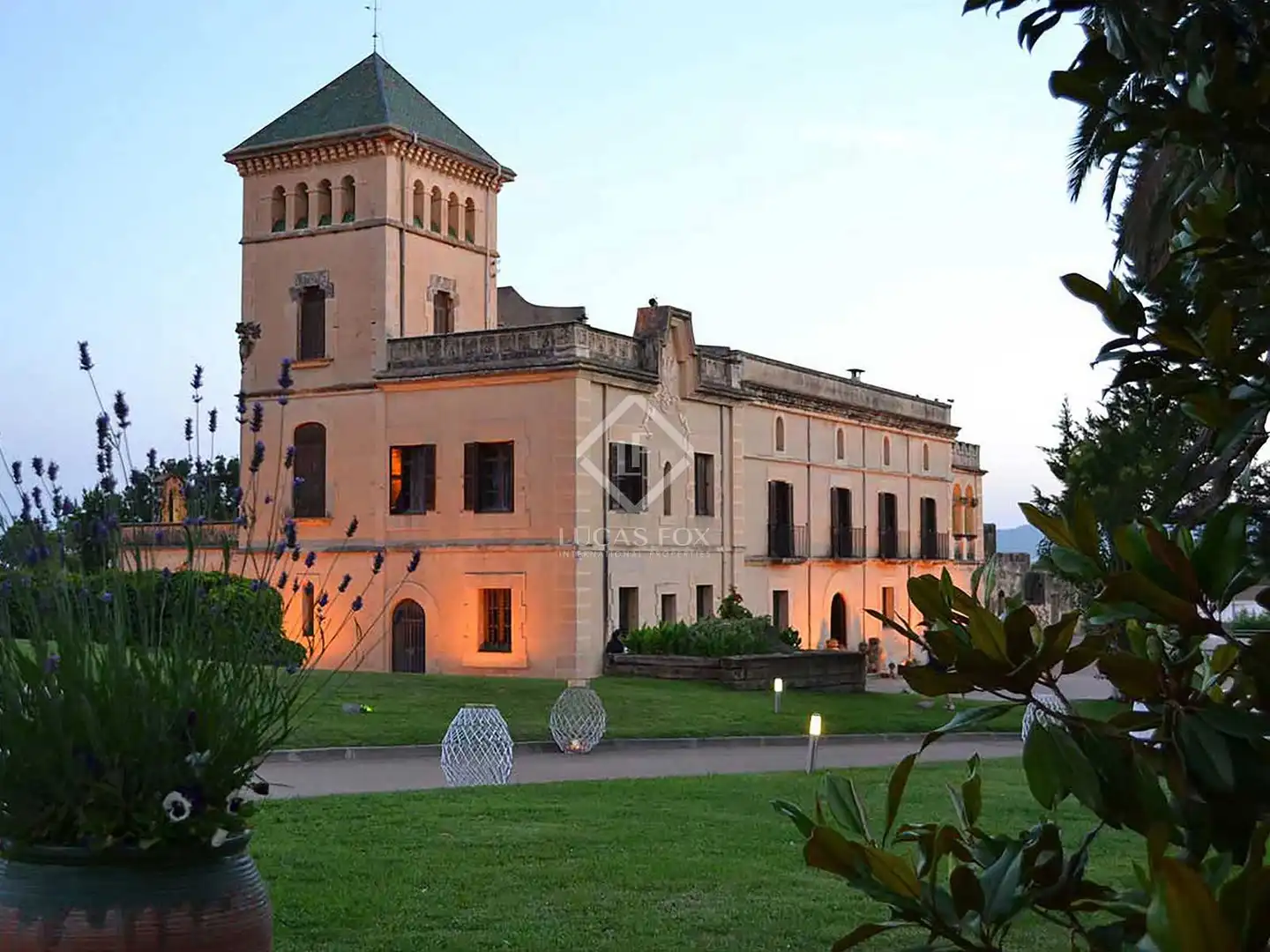 Vista exterior de Finca rústica en venta en Banyeres del Penedès con Jardín privado, Terraza y Piscina