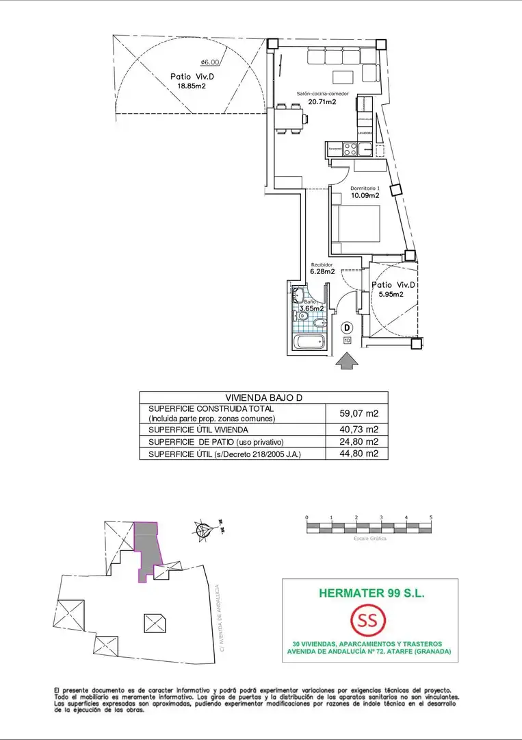 Flat for sale in Atarfe