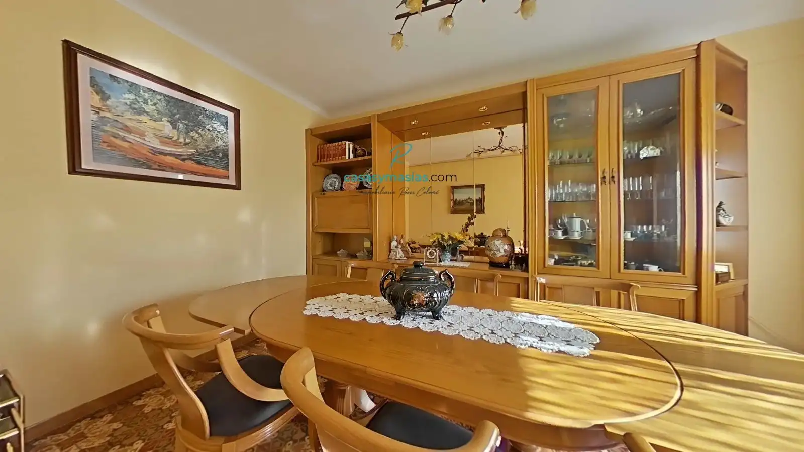 Comedor de Finca rústica en venta en Vilobí del Penedès con Calefacción, Jardín privado y Terraza