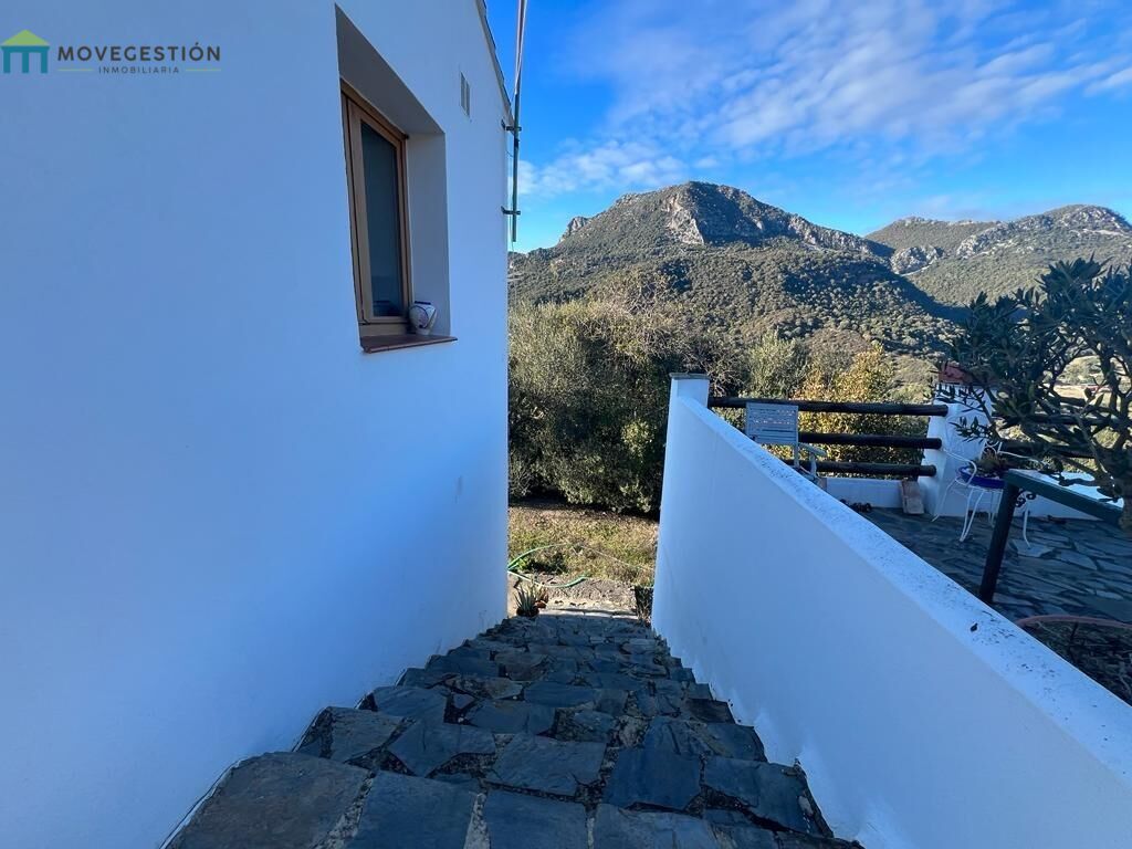 Exterior view of Country house for sale in Ubrique  with Heating, Private garden and Terrace