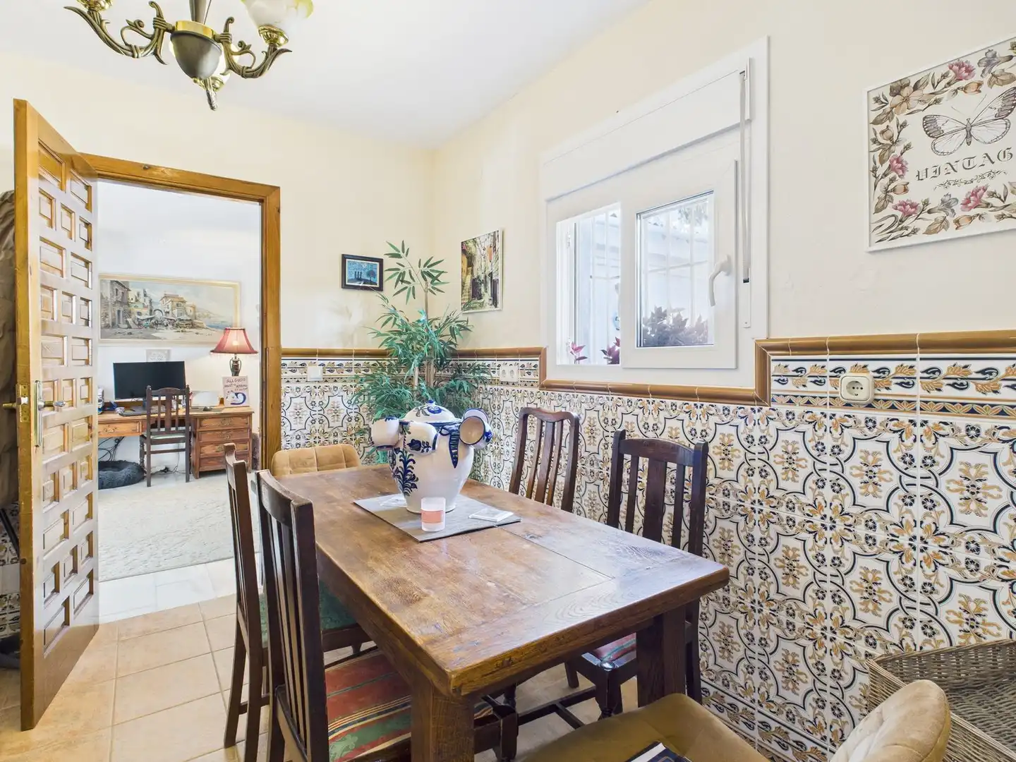 Comedor de Casa o chalet en venta en Estepona con Aire acondicionado, Terraza y TV