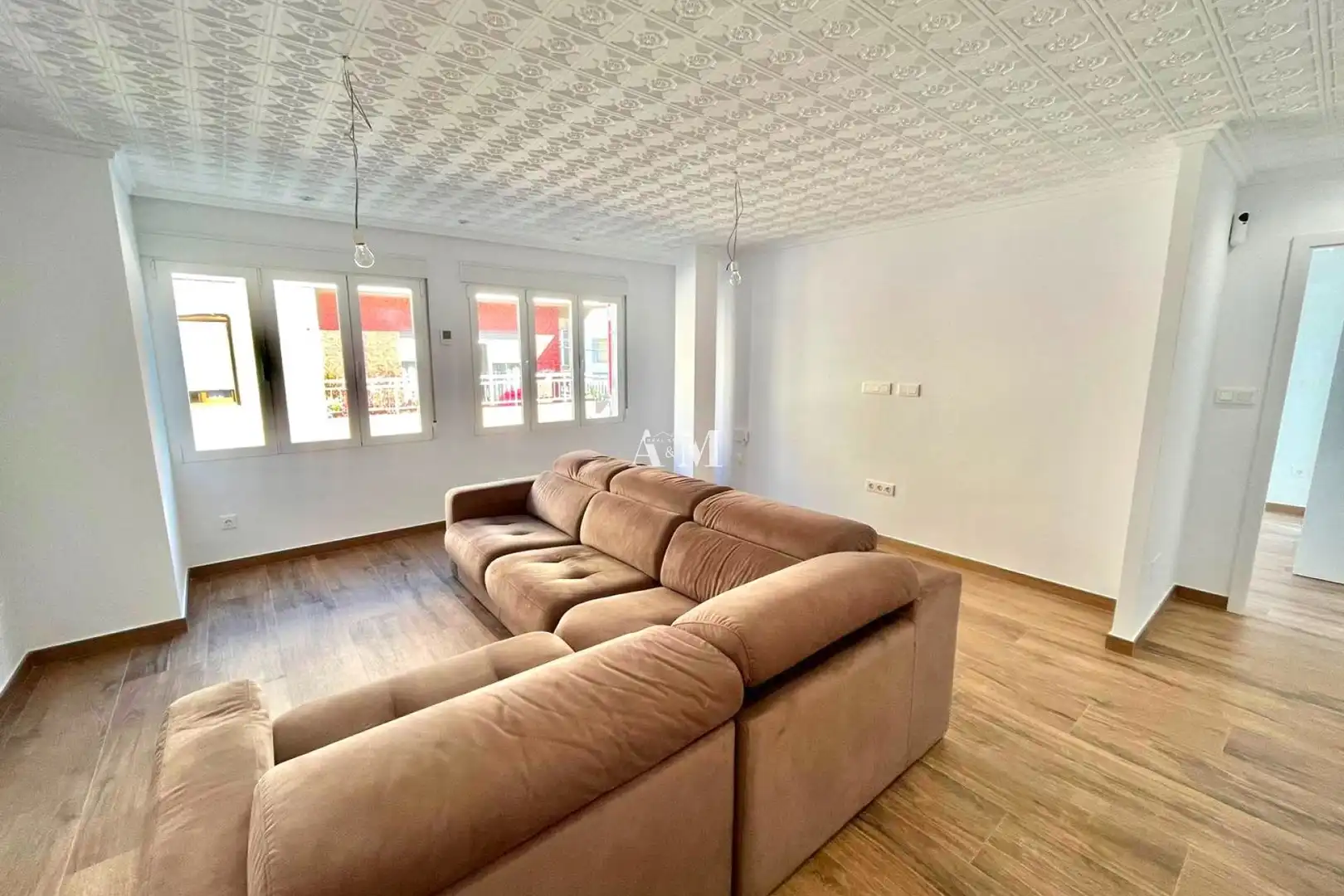 Living room of Flat for rent in San Pedro del Pinatar  with Oven, Washing machine and Microwave