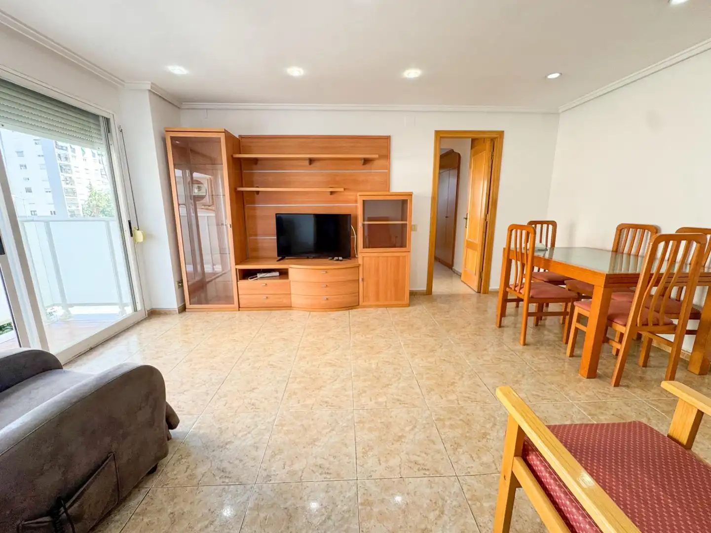 Sala de estar de Piso en venta en Valencia con Aire acondicionado y Balcón