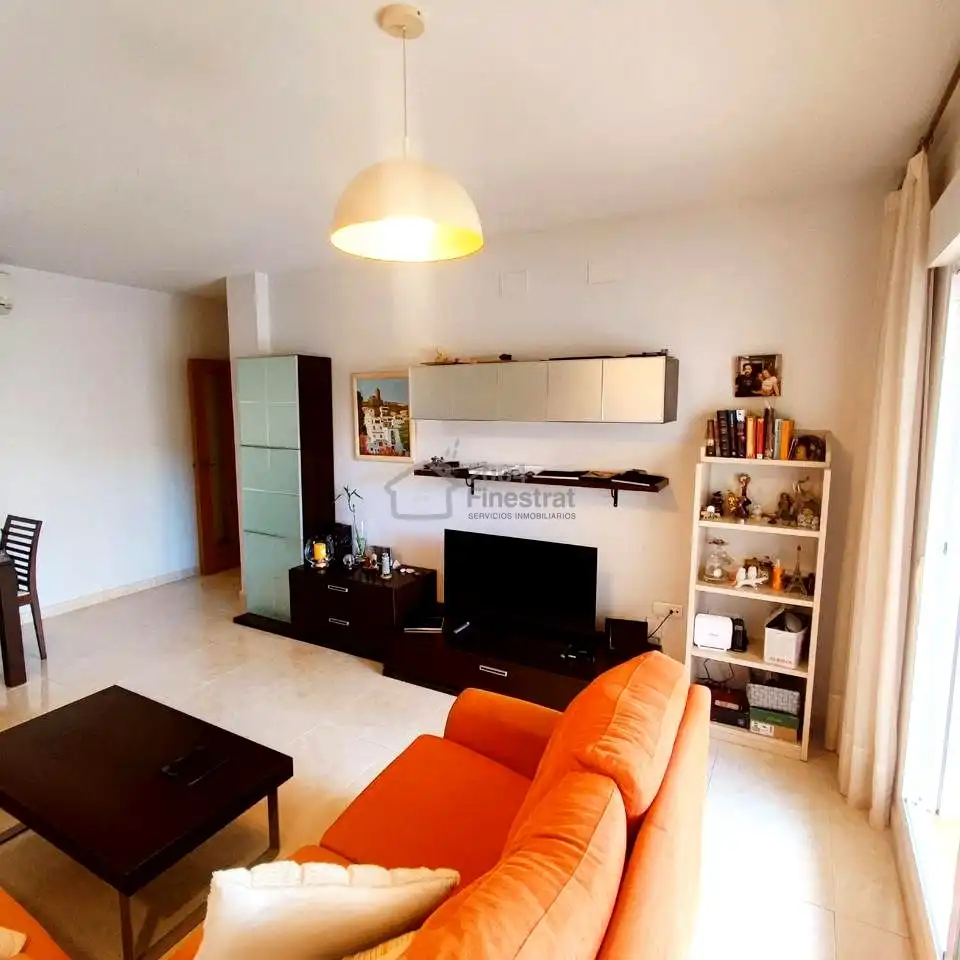 Wohnzimmer von Wohnung zum Verkauf in Villajoyosa / La Vila Joiosa mit Klimaanlage, Terrasse und Abstellraum