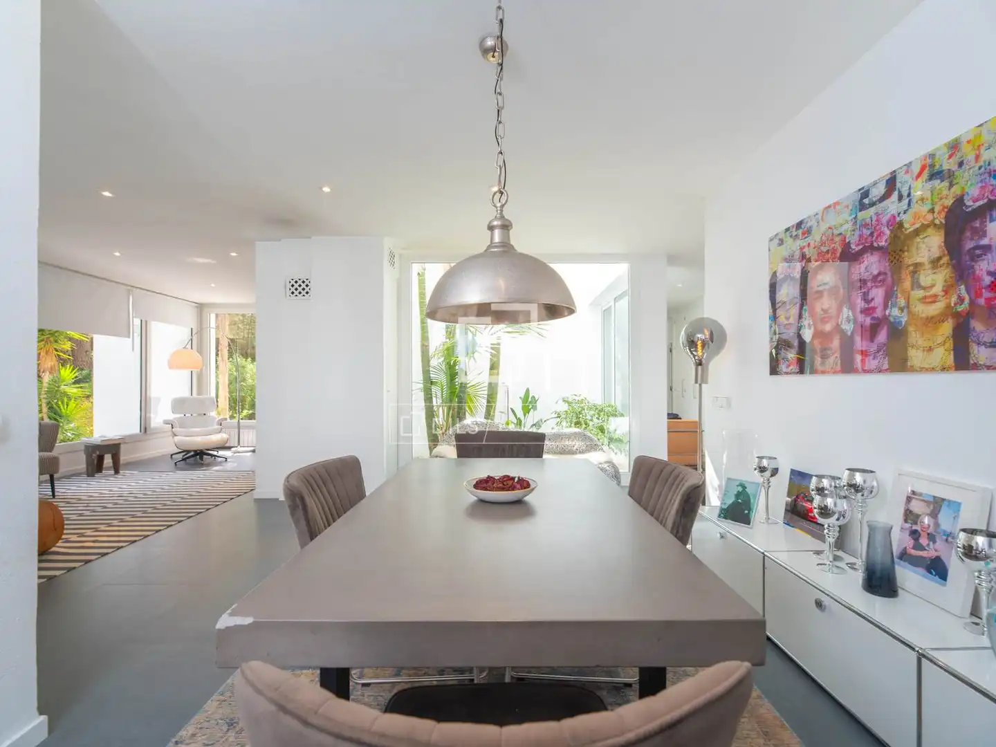 Dining room of Houses for sale in Santa Eulària des Riu  with Air Conditioner, Heating and Terrace