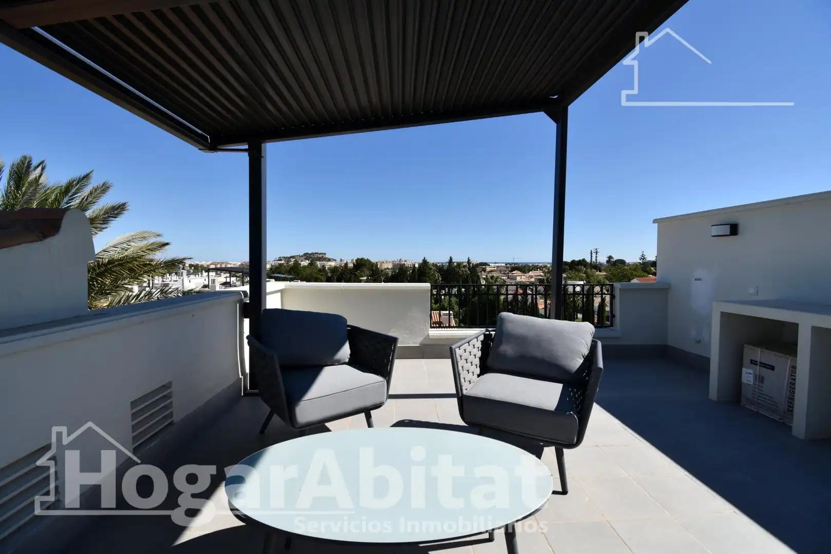 Terrasse von Dachboden zum Verkauf in Dénia mit Terrasse, Alarm und Gemeinschaftspool