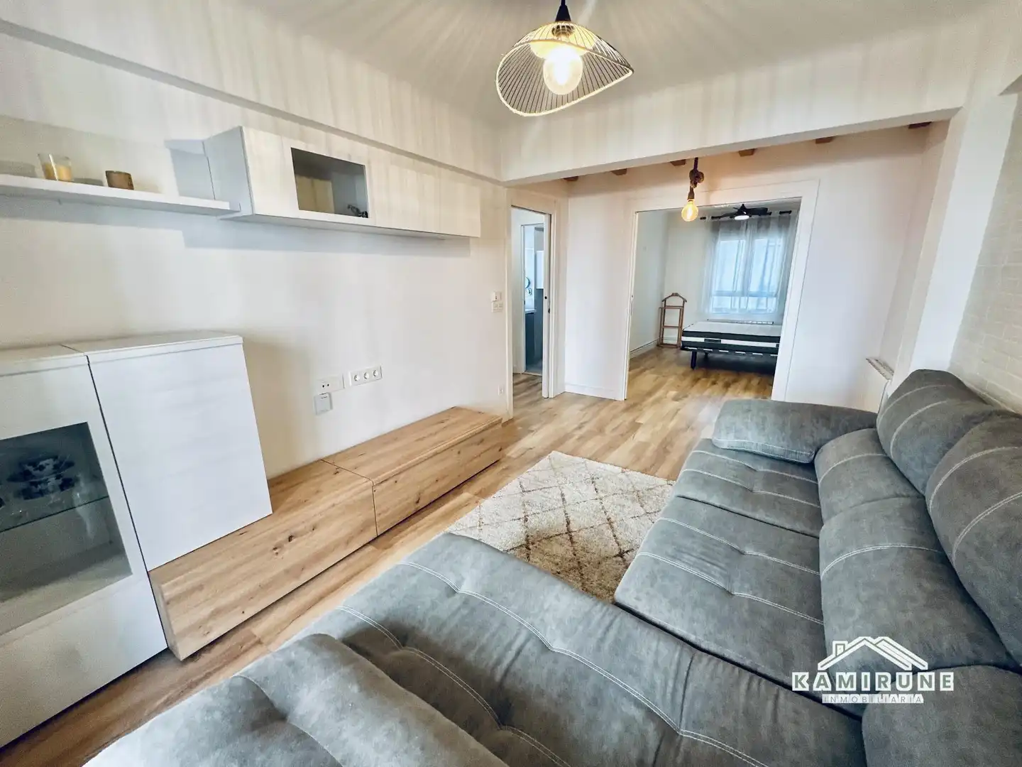 Sala de estar de Piso en venta en Bilbao  con Calefacción, Terraza y Trastero