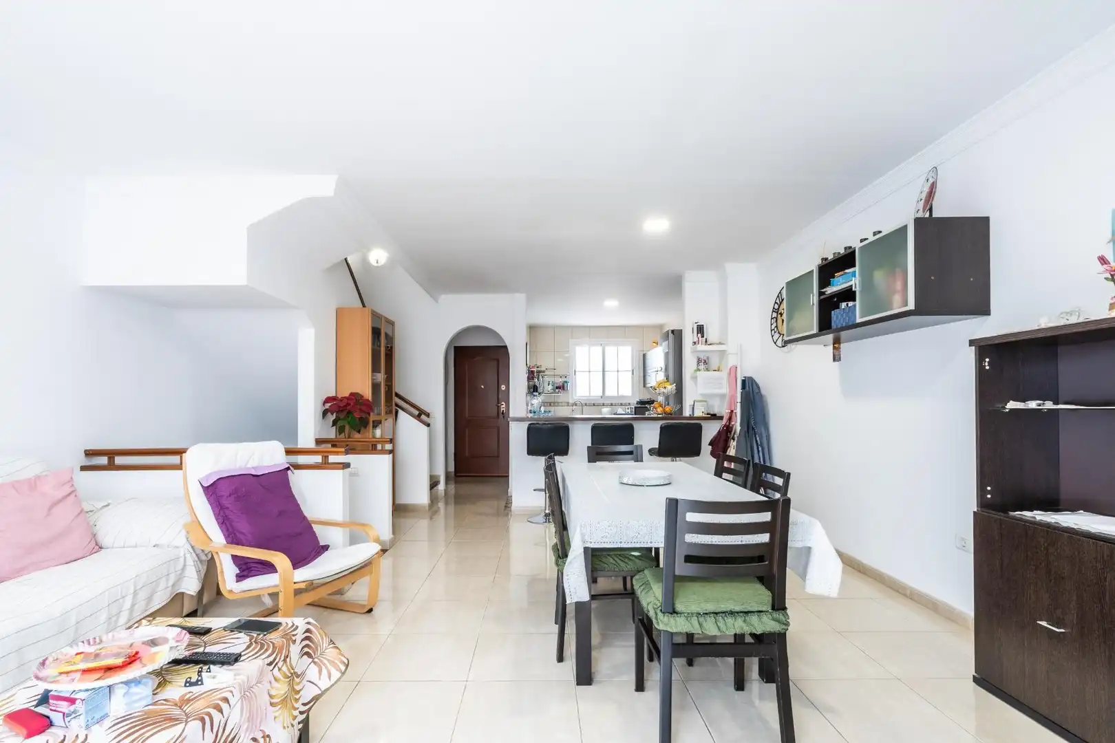 Comedor de Casa adosada en venta en Granadilla de Abona con Terraza y Balcón