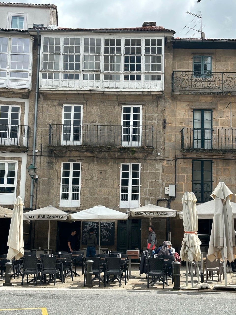 Exterior view of House or chalet for sale in Santiago de Compostela   with Storage room and Balcony