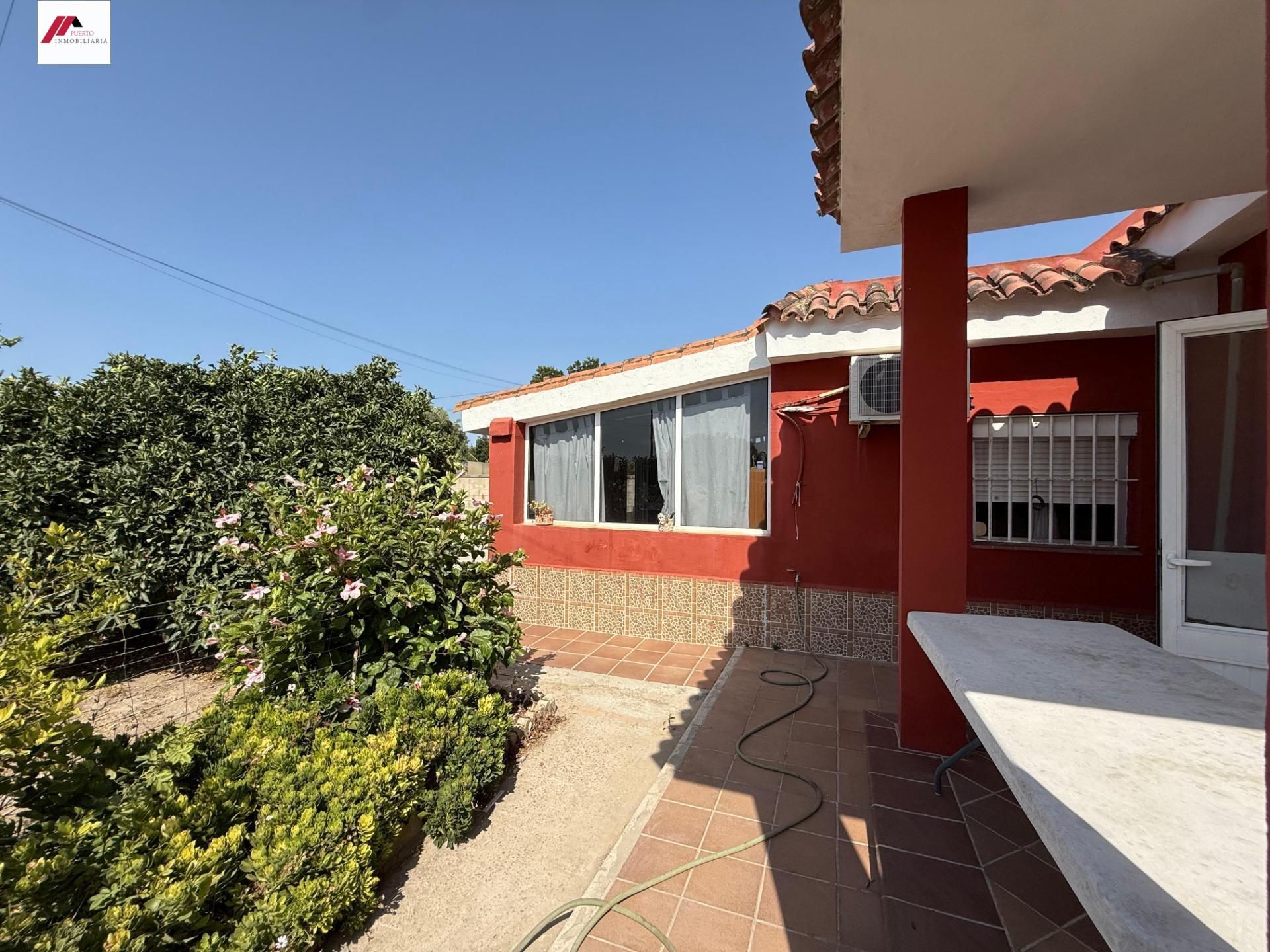 Jardí de Finca rústica en venda en El Puerto de Santa María amb Aire condicionat