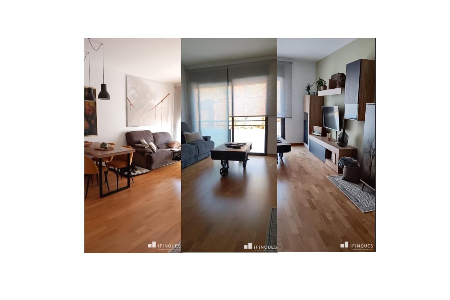 Sala d'estar de Pis en venda en Sabadell amb Aire condicionat, Parquet i Internet