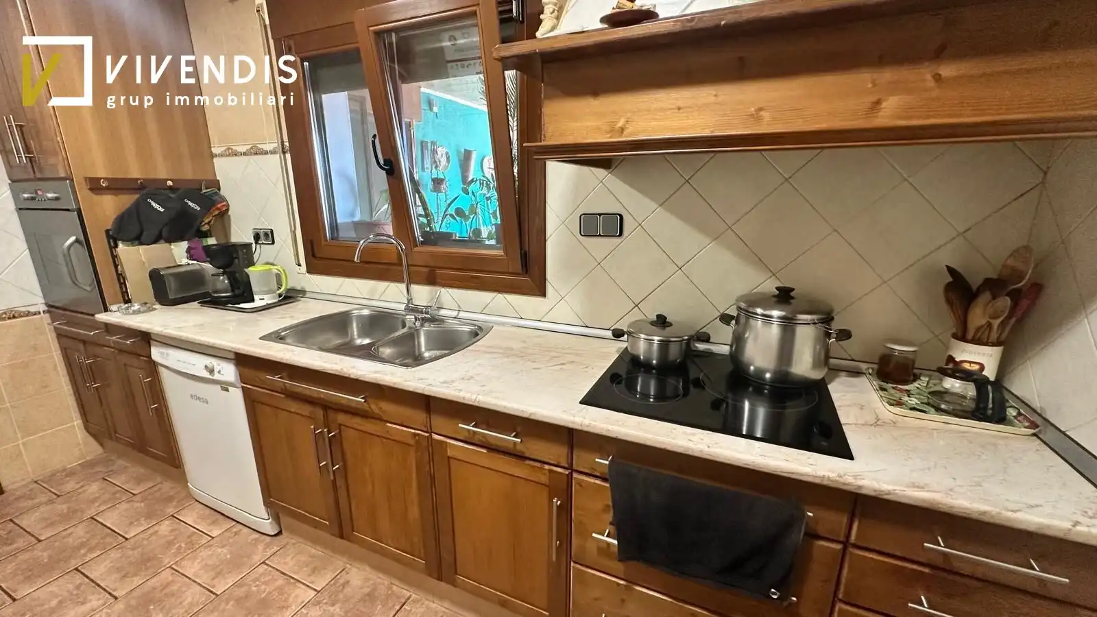Cocina de Casa o chalet en venta en Fraga con Aire acondicionado, Calefacción y Jardín privado