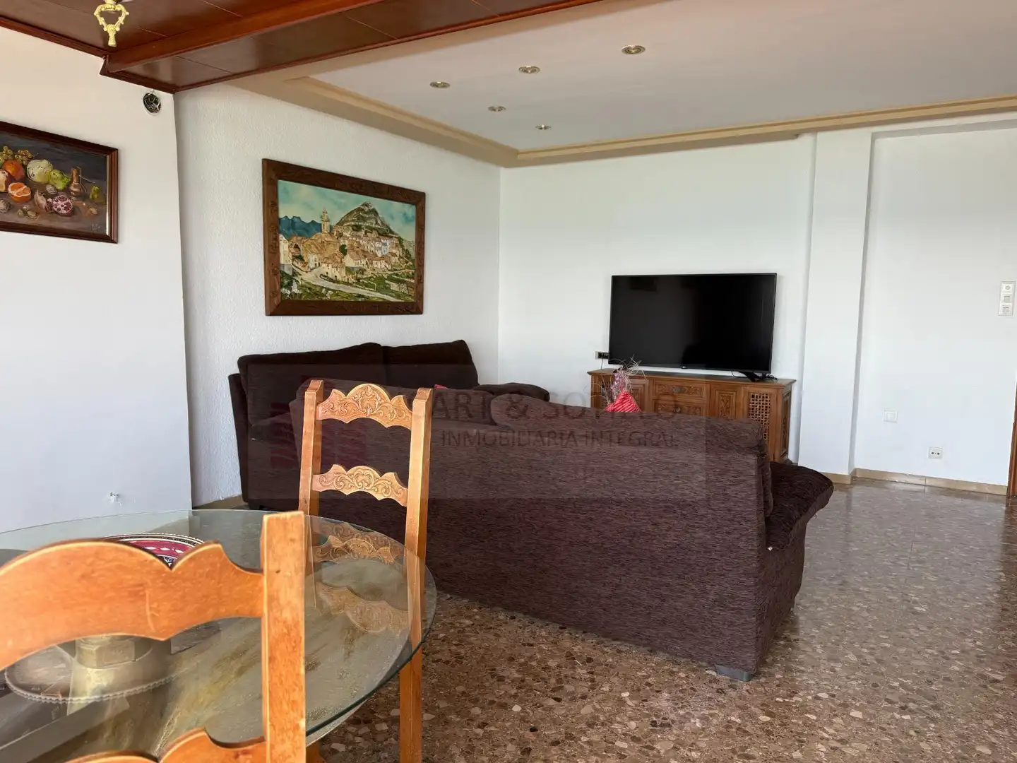 Living room of Flat for rent in Vinaròs  with Heating, Terrace and Furnished