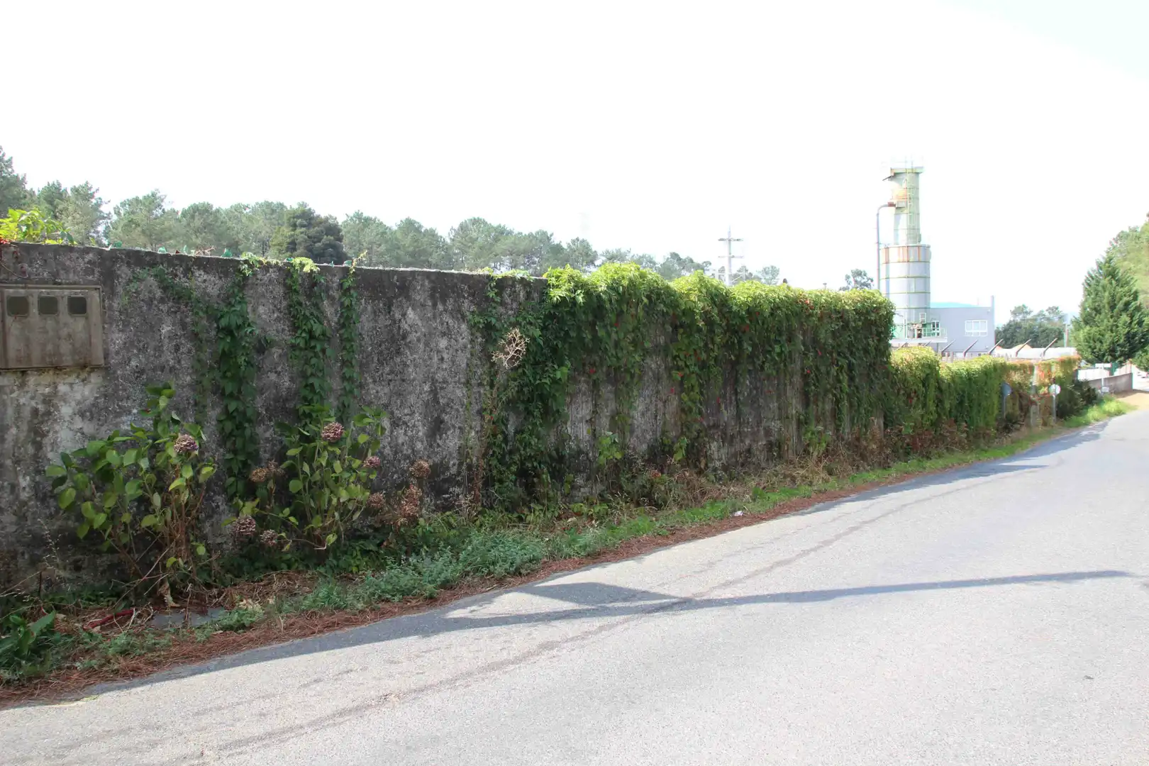 Vista exterior de Nave industrial en venta en Brión
