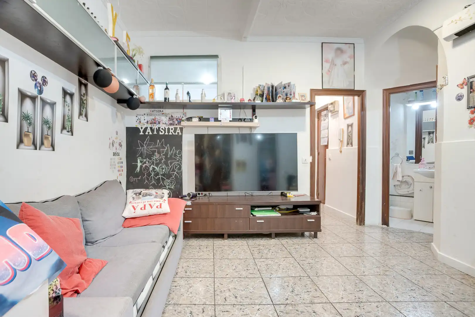 Sala de estar de Piso en venta en L'Hospitalet de Llobregat