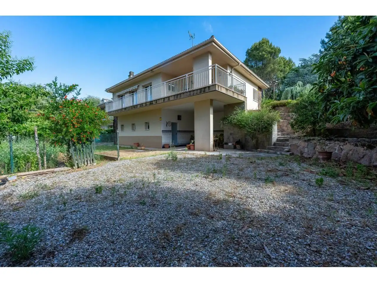Vista exterior de Casa o xalet en venda en Santpedor amb Calefacció, Jardí privat i Parquet