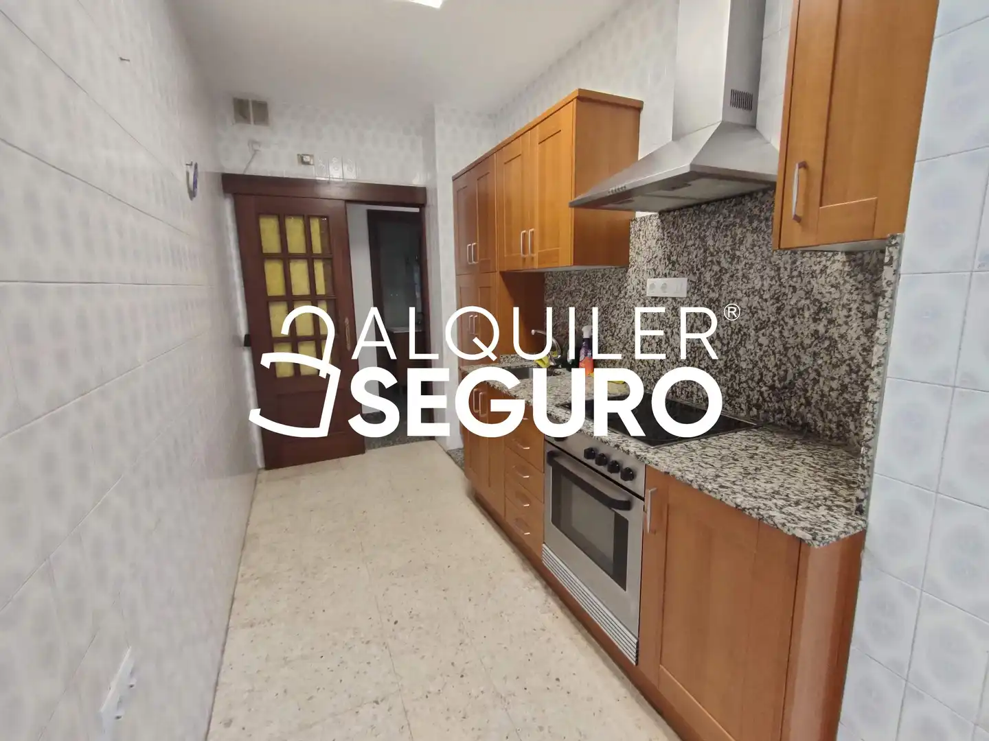 Küche von Wohnung zur Miete in Valencia mit Klimaanlage
