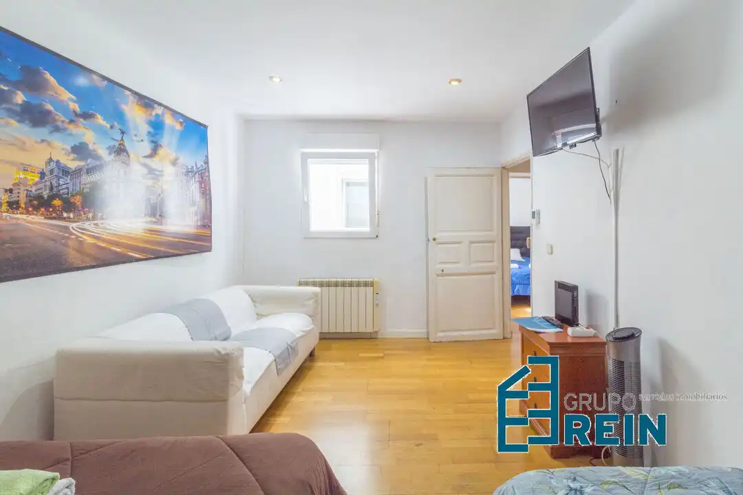 Wohnzimmer von Wohnung zum Verkauf in Madrid mit Klimaanlage und Heizung