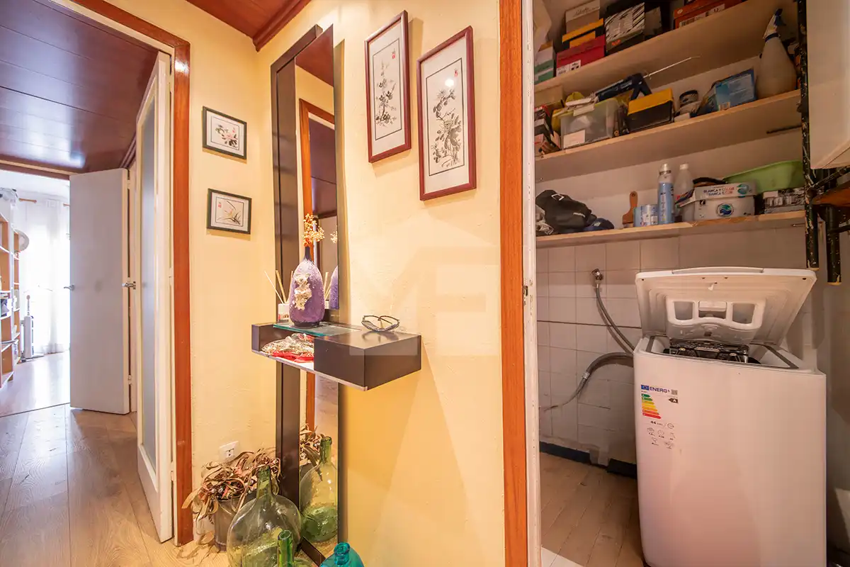 Kitchen of Flat for sale in Barcelona  with Air Conditioner