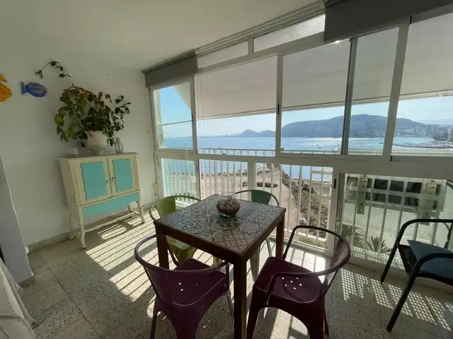 Balcony of Flat for rent in Alicante / Alacant  with Air Conditioner, Heating and Furnished
