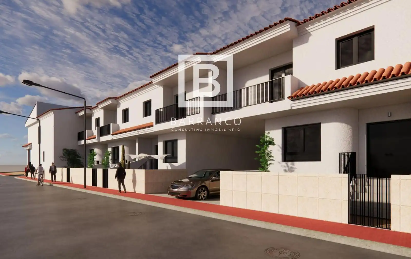 Vista exterior de Casa adosada en venta en Murcia