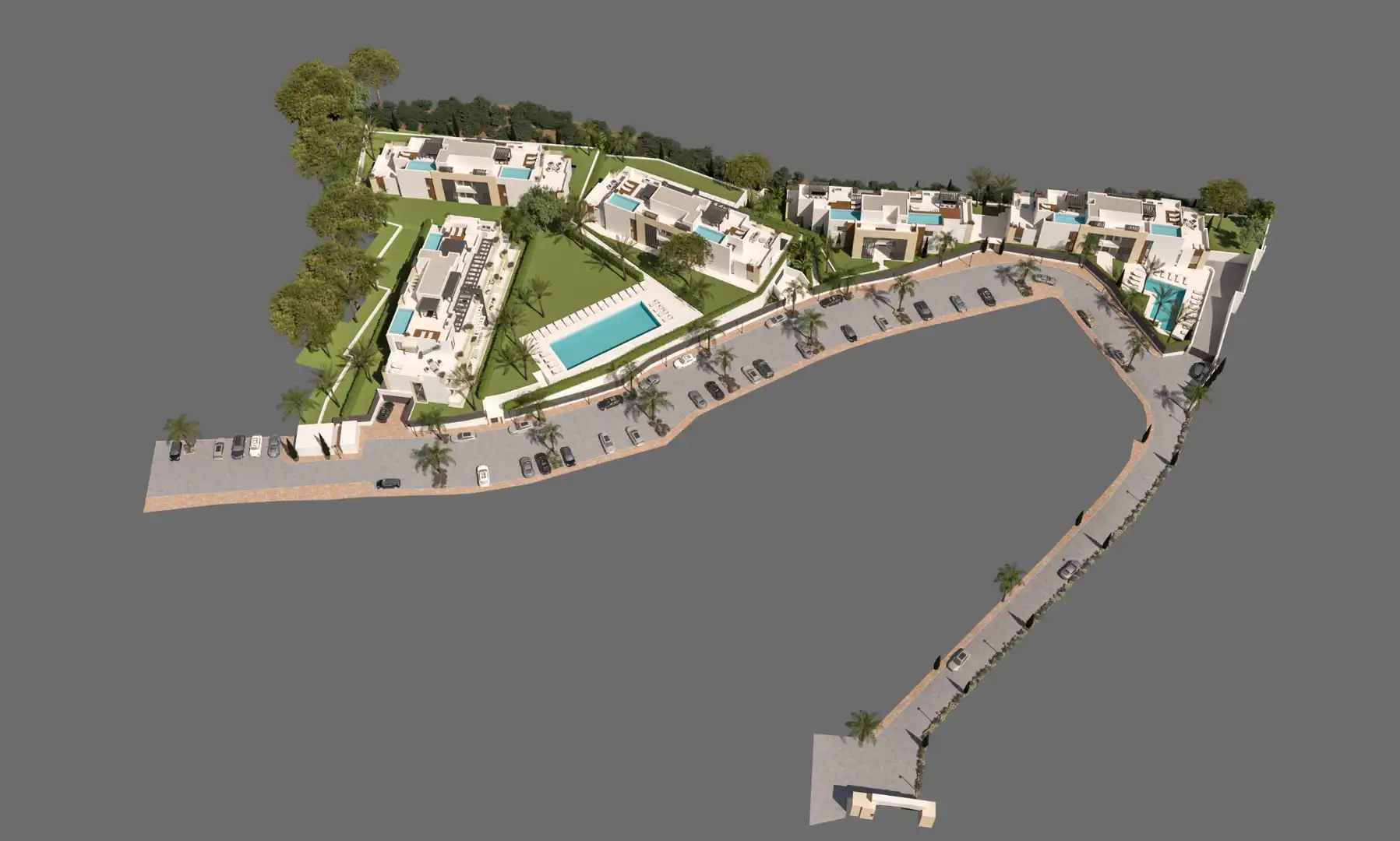 Exterior view of Flat for sale in Marbella  with Air Conditioner, Private garden and Terrace