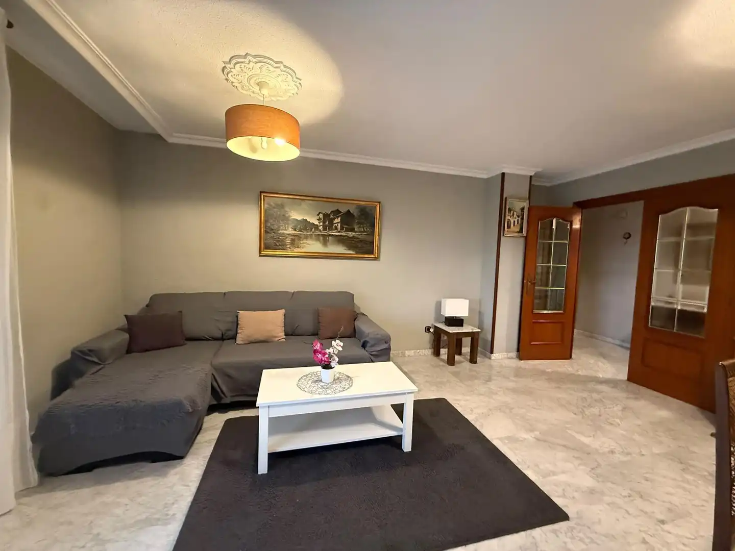 Sala de estar de Piso de alquiler en Alicante / Alacant con Aire acondicionado, Calefacción y Terraza