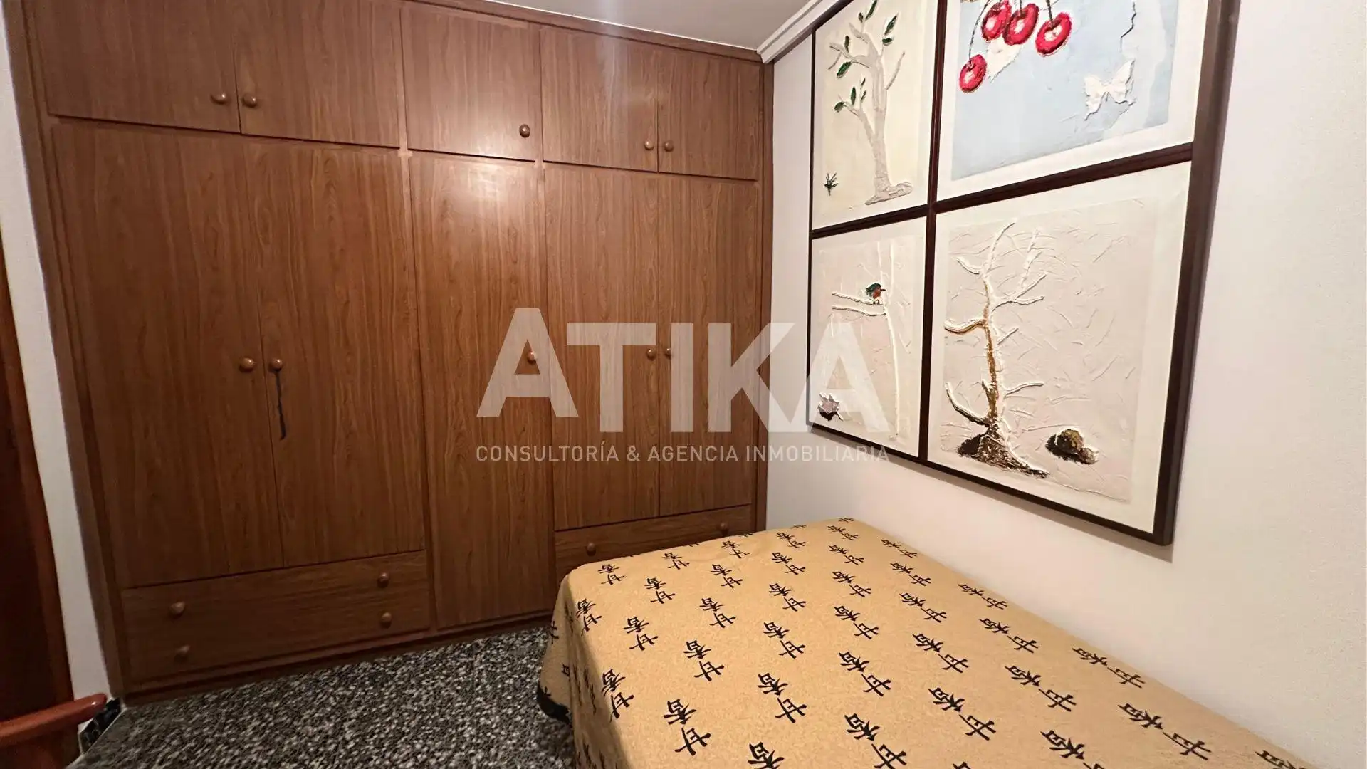 Schlafzimmer von Wohnung zum Verkauf in Ontinyent mit Klimaanlage, Heizung und Terrasse