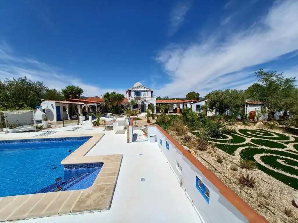 Schwimmbecken von Haus oder Chalet zur Miete in L'Ametlla de Mar  mit Klimaanlage, Privatgarten und Schwimmbad