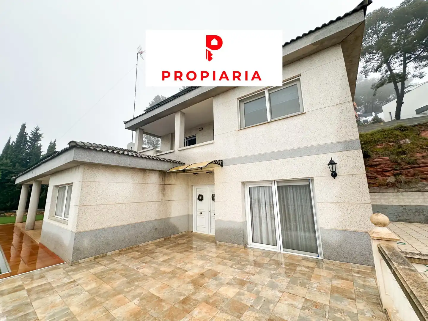 Exterior view of Houses for sale in Pallejà  with Air Conditioner, Heating and Private garden