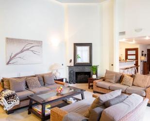 Sala d'estar de Casa o xalet de lloguer en Marbella amb Aire condicionat, Jardí privat i Terrassa