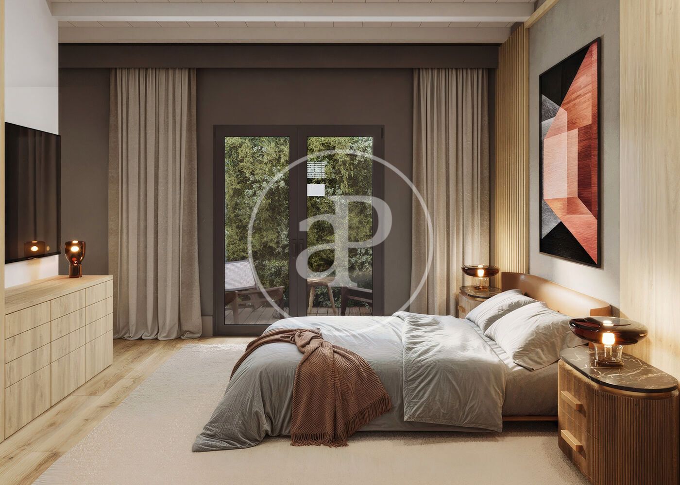 Bedroom of Flat for sale in  Barcelona Capital  with Air Conditioner and Heating