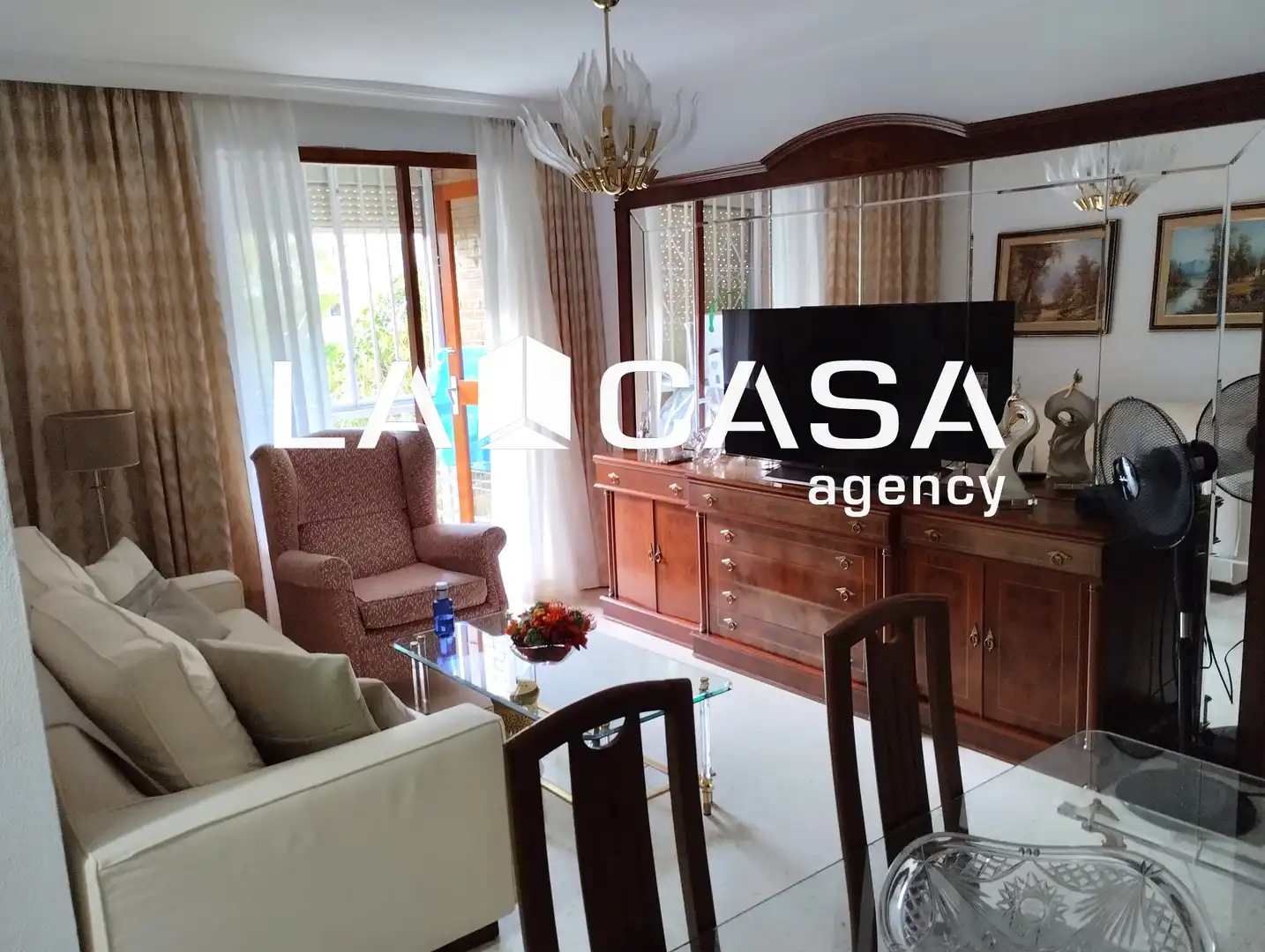 Sala de estar de Piso en venta en Sevilla con Terraza