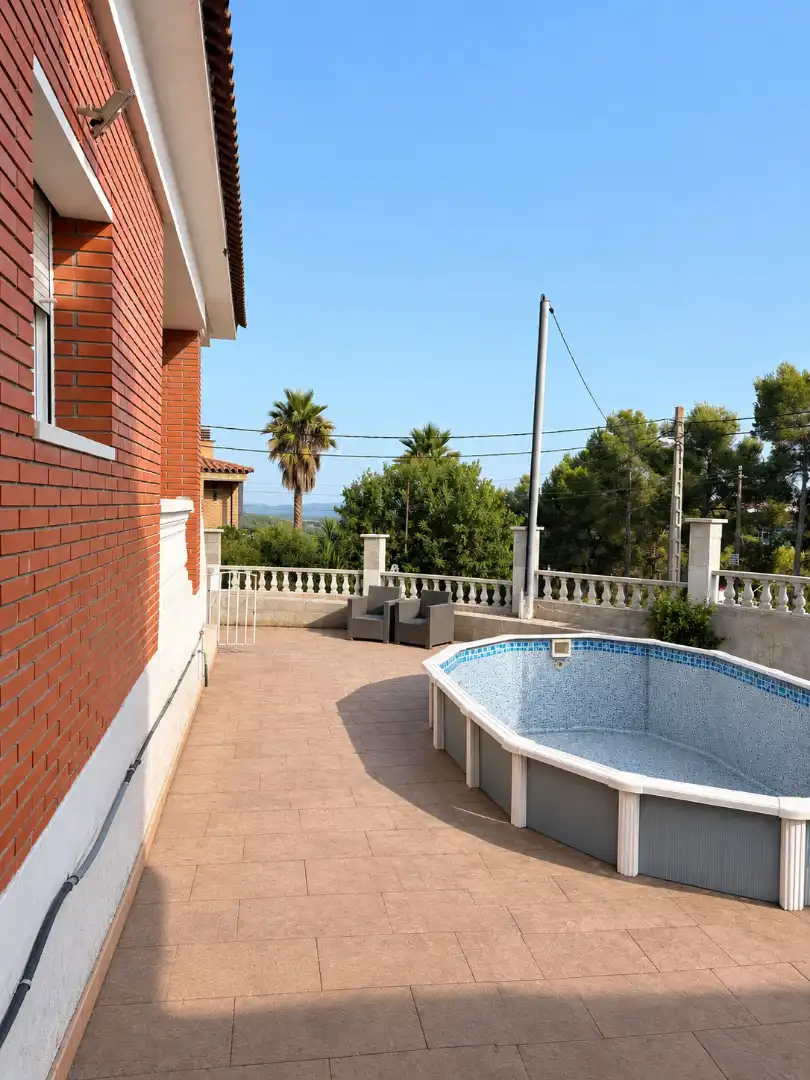 Terraza de Casa o chalet en venta en Rubí con Aire acondicionado, Calefacción y Jardín privado