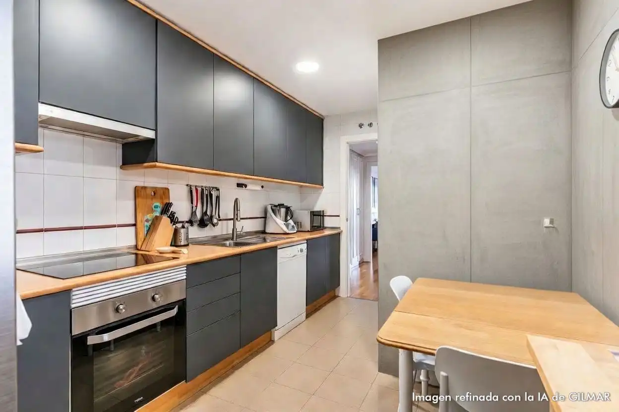Küche von Wohnung zum Verkauf in Las Rozas de Madrid mit Klimaanlage, Heizung und Parkett