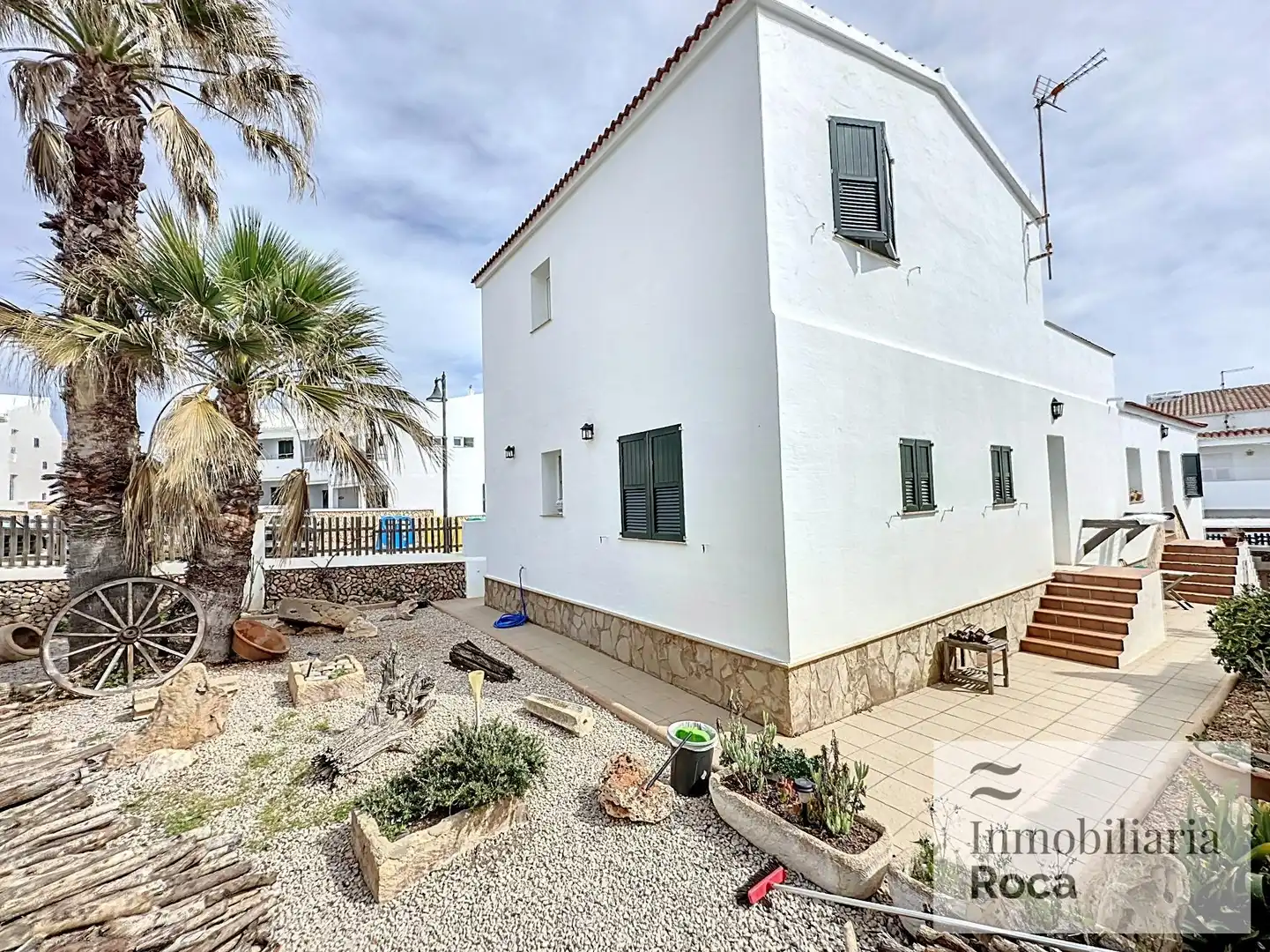 Exterior view of Houses for sale in Es Mercadal  with Air Conditioner, Heating and Private garden