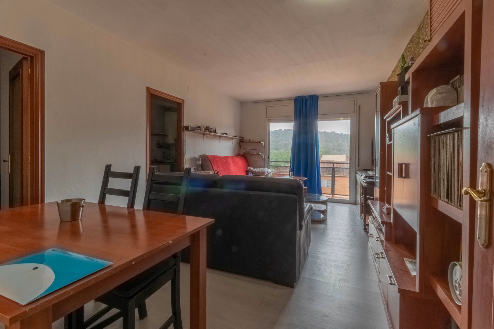 Sala d'estar de Pis en venda en Sant Cebrià de Vallalta amb Calefacció, Terrassa i Forn