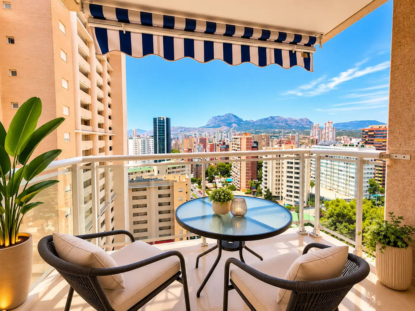Terrace of Apartments for sale in Benidorm  with Terrace, Furnished and Community pool