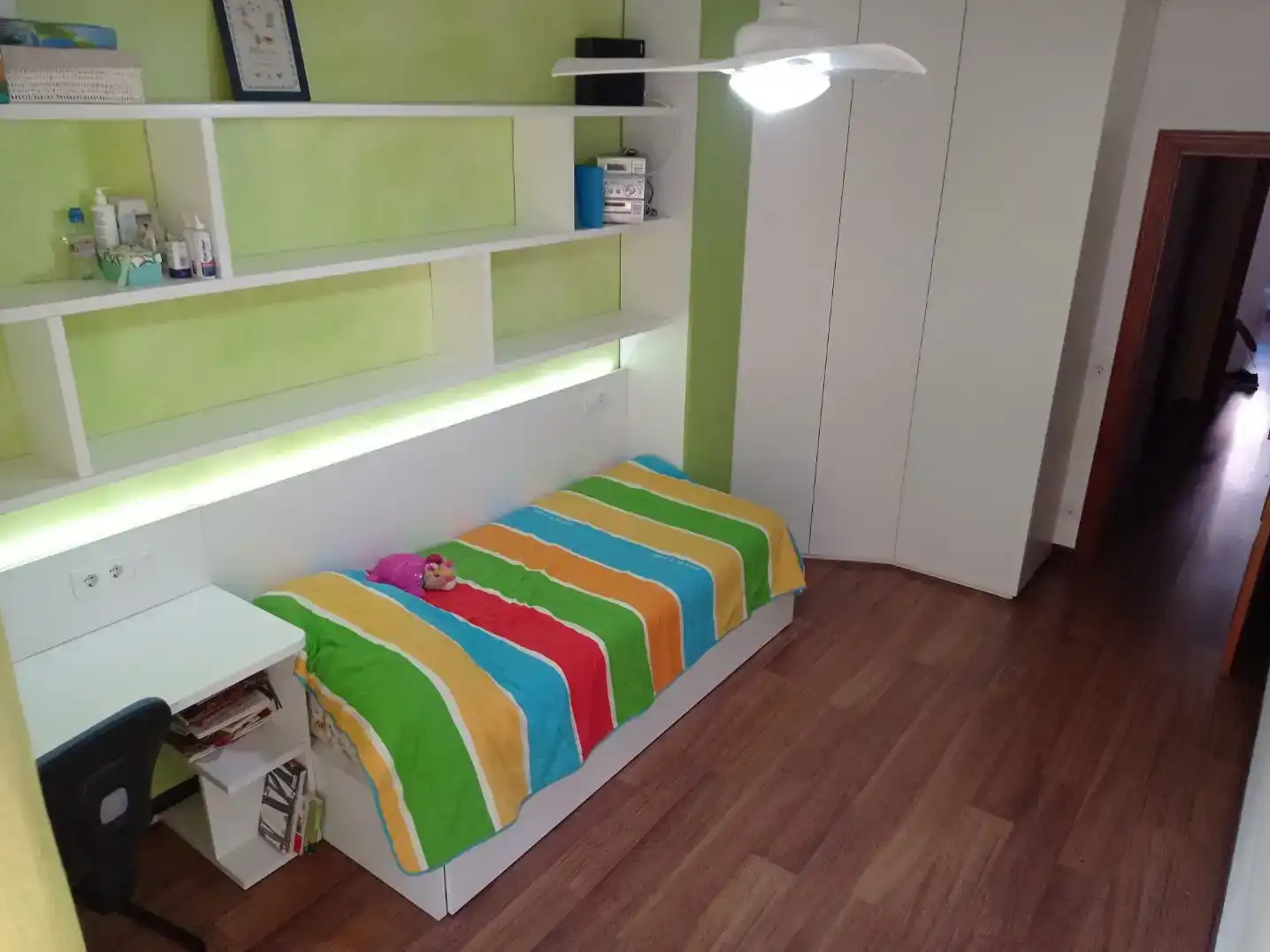 Schlafzimmer von Wohnung zur Miete in Calahorra mit Klimaanlage, Parkett und Möbliert