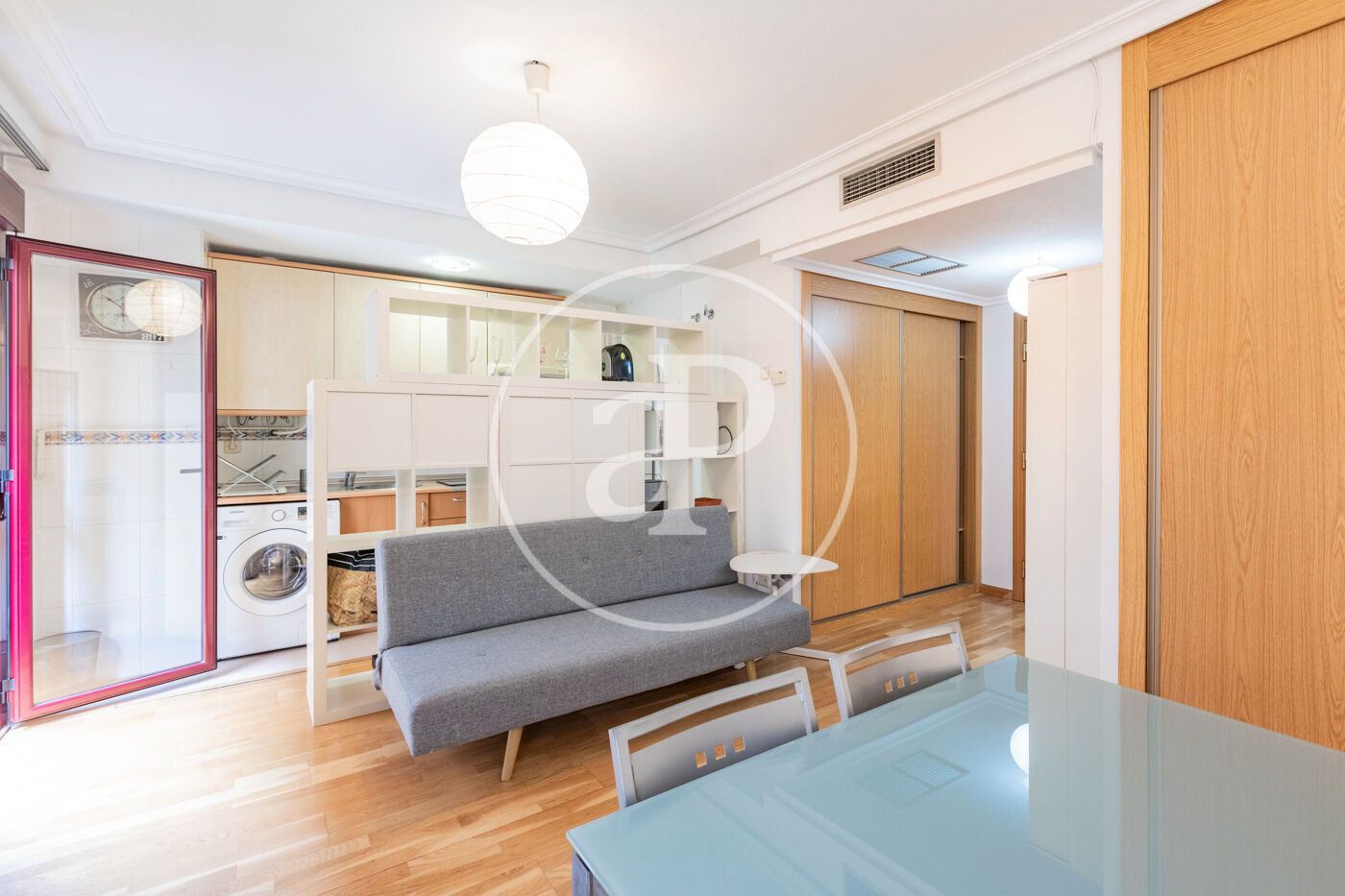 Vista exterior de Piso de alquiler en  Madrid Capital con Aire acondicionado, Calefacción y Jardín privado