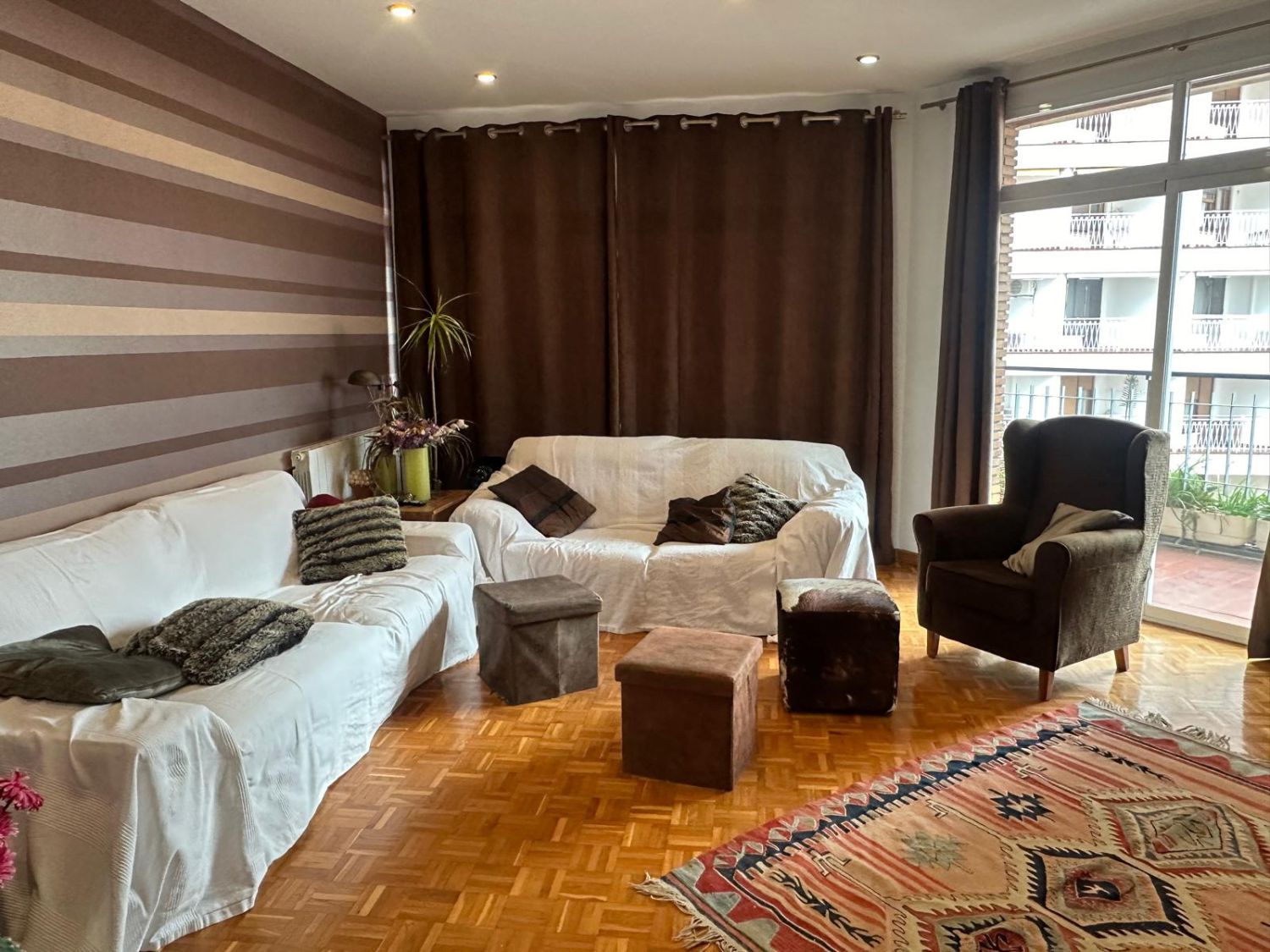 Living room of Flat for sale in Castellón de la Plana / Castelló de la Plana  with Air Conditioner and Terrace